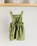 NEW! Pinafore Apron Dress - Moss