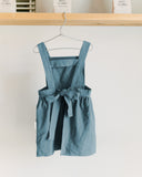 NEW! Pinafore Apron Dress - Ocean Blue