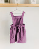NEW! Pinafore Apron Dress - Plum