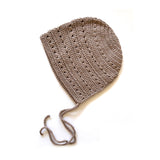 NEW! Baby Toddler Crocheted Bonnet Hat - Ash