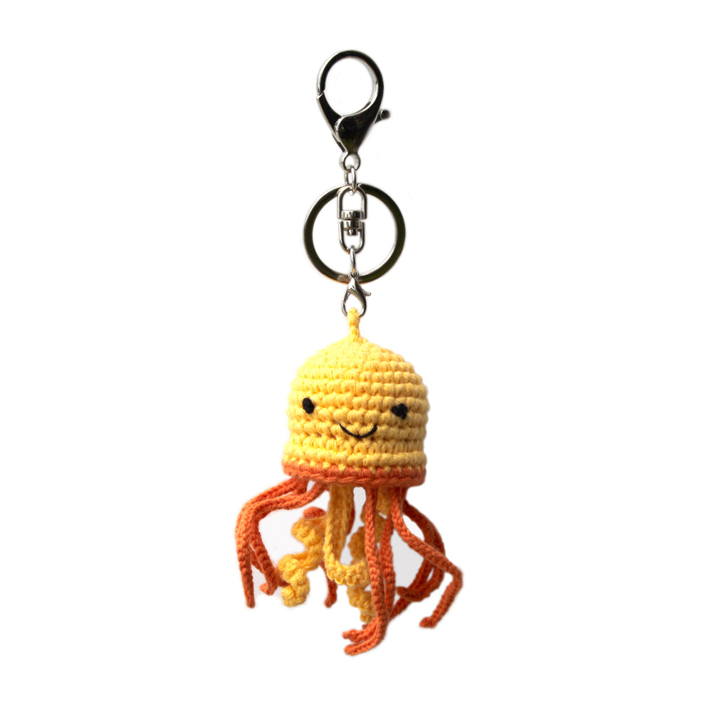 Backpack Charm - Jellyfish (orange)