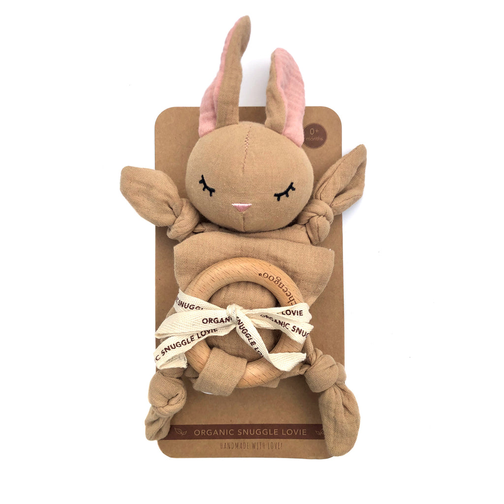 Organic Bunny Lovie Security Blanket