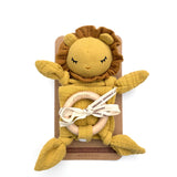 Organic Lion Security Lovey Blanket