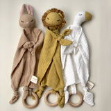 Organic Bunny Lovey Security Blanket