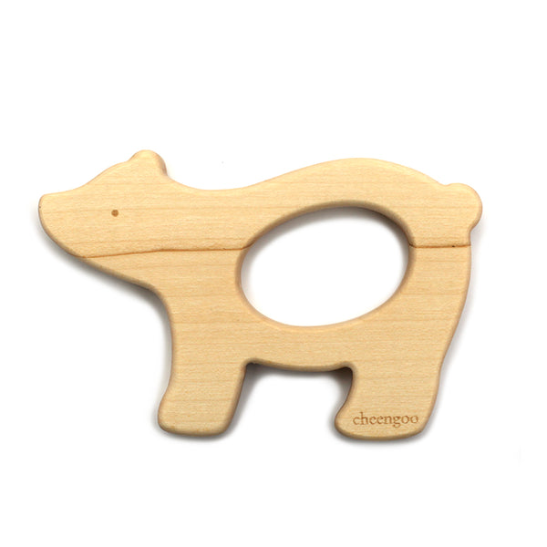 Polar Bear Wooden Teether