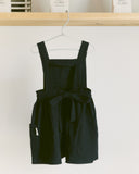 Pinafore Apron Dress - Black