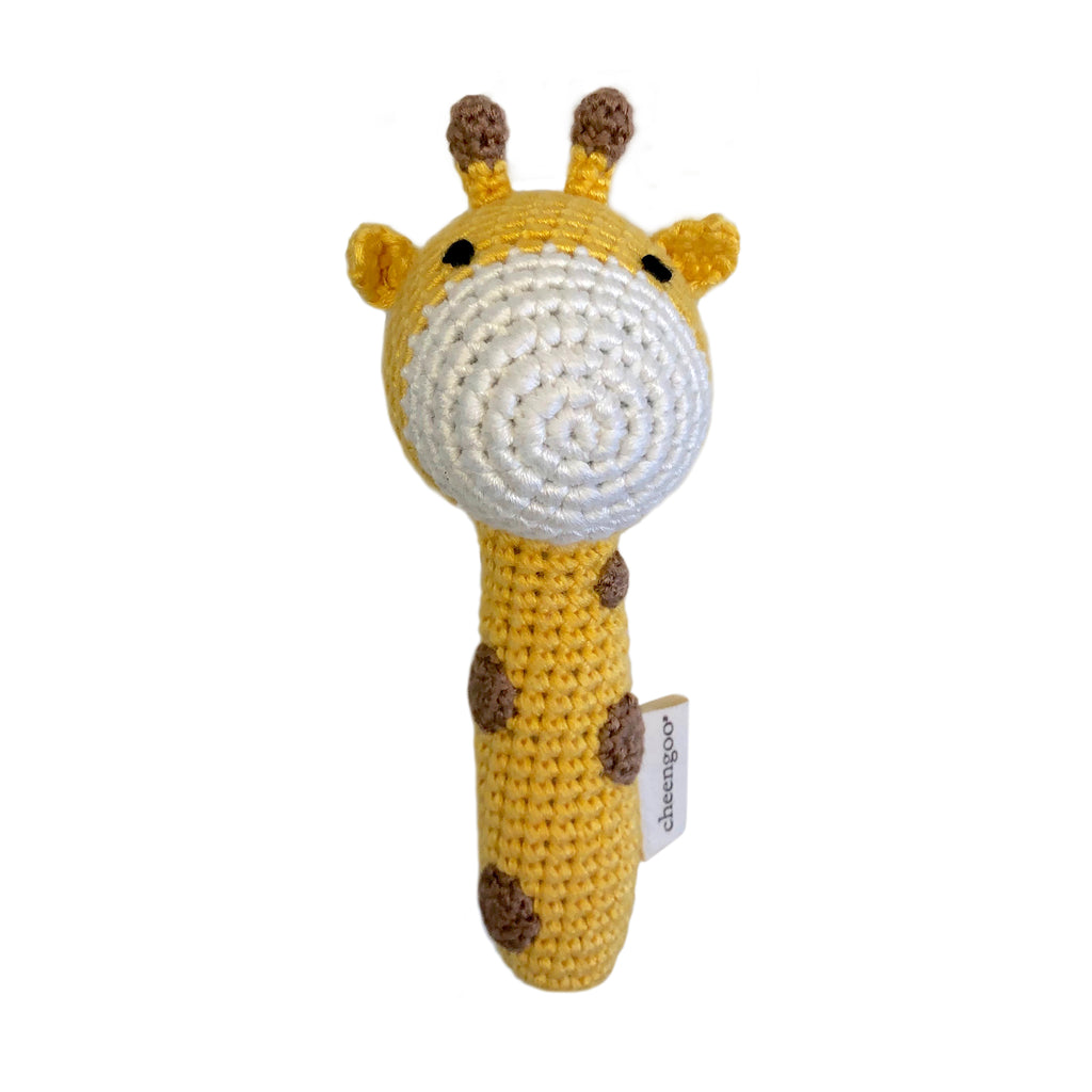 Giraffe stick rattle