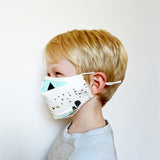 Kid's Reusable Cotton Face Mask with filter pocket - Desert