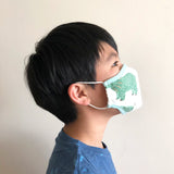 Kid's Reusable Cotton Face Mask with filter pocket - Forest